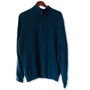 Fairway & Greene lined Italian Merino Wool Sweater